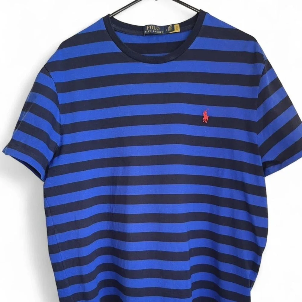 Polo Ralph Lauren Blue Stripe Tshirt